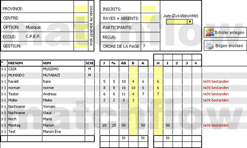 matchflow Screenreport